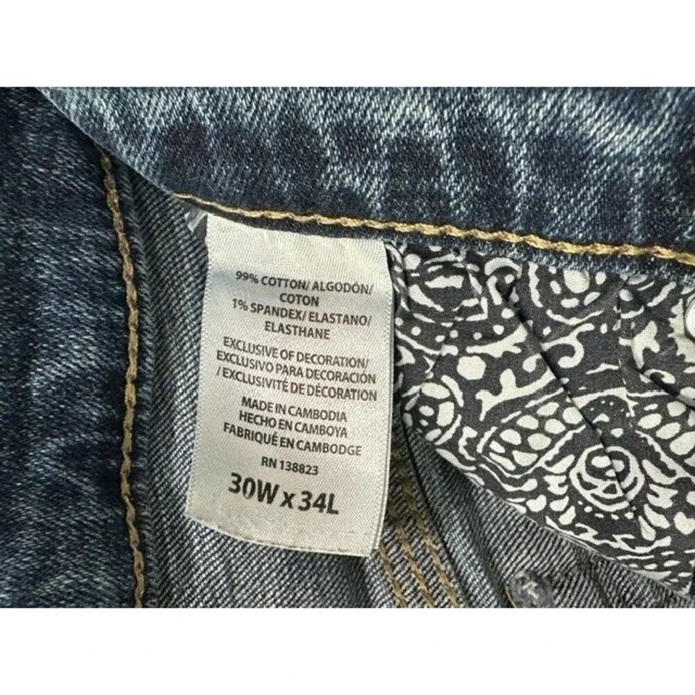 Cody James Men's Bootcut Western Jeans Size 30x34 Medium Wash Blue Cowboy Denim